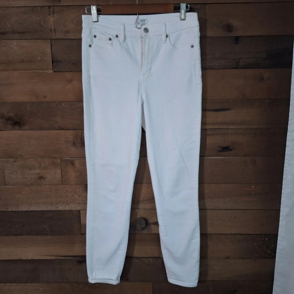 J. Crew Factory Denim - J.Crew White High Rise Skinny Jeans SZ 26